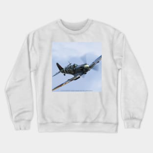 Supermarine Spitfire Mk.Vc close pass Crewneck Sweatshirt